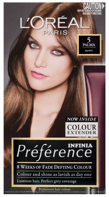 LOralParisPrfrencePermanentHairColour5PalmaIntenseFadeDefyingColour1